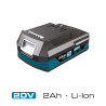 Bateria li-ion 20 v 2.0 ah 7,5 x 4,6 x 11,7 cm