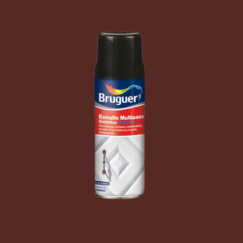 Esmalte sintetico multiuso spray pardo brillante 0,4l 5197984 bruguer Esmalte sintetico multiuso spray pardo brillante 0,4l 5197984 bruguer