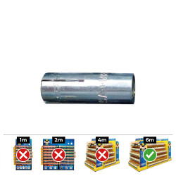 Anclaje hembra sap homologado ce m8x30 ø10x35mm (caja 100 unid)