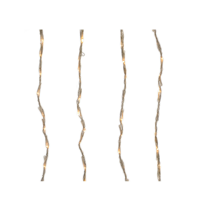 Cortina de leds para balcon exterior blanco calido 2x1m 220 leds Cortina de leds para balcon exterior blanco calido 2x1m 220 leds
