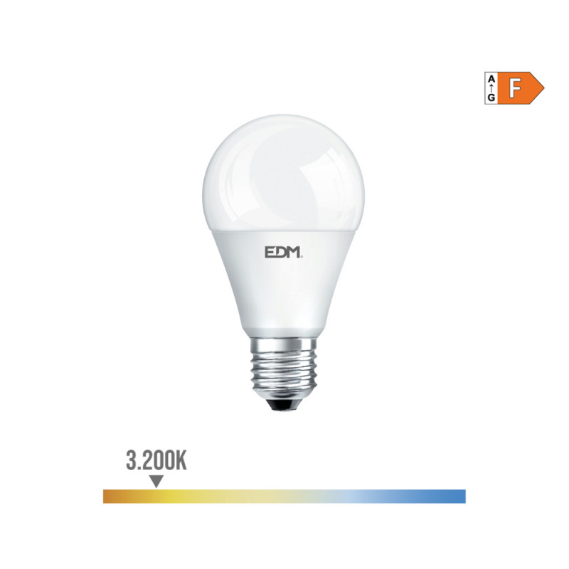 Bombilla "crepuscular" standard led e27 10 w 810 lm 3200 k luz calida ø6 x 11 cm Bombilla "crepuscular" standard led e27 10 w 810 lm 3200 k luz calida ø6 x 11 cm