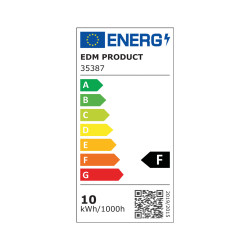 Bombilla "crepuscular" standard led e27 10 w 810 lm 3200 k luz calida ø6 x 11 cm