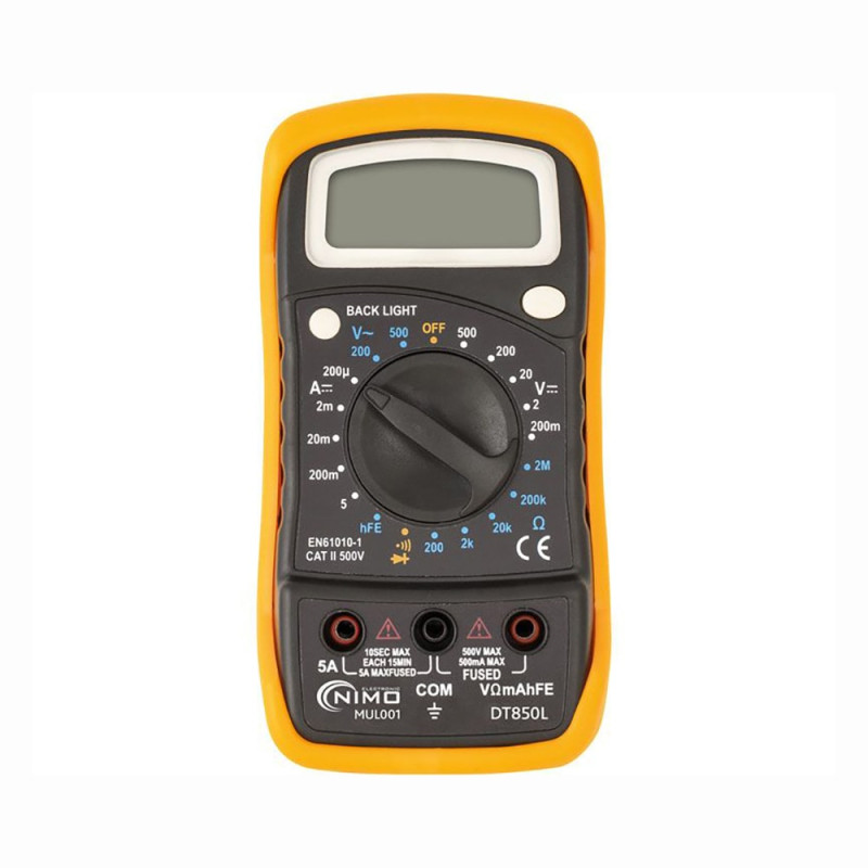 Multimetro digital mul001 dt850l. nimo Multimetro digital mul001 dt850l. nimo
