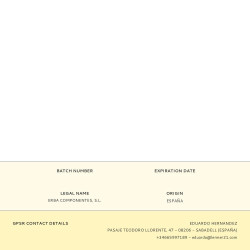 Terminal hembra bandera 6.3mm bolsa 100 uds