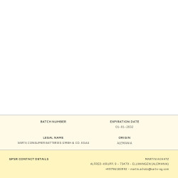 Expositor de carton de sobremesa con blisters varios aaa-aa-c-d-9v varta 43x36x29cm