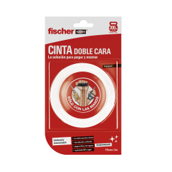 Cinta de doble cara transparente 19 m x 3 m
