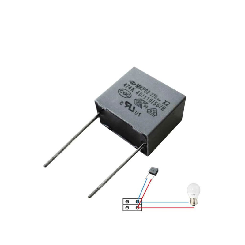 Condensador para bombilla led, 5 unidades Condensador para bombilla led, 5 unidades