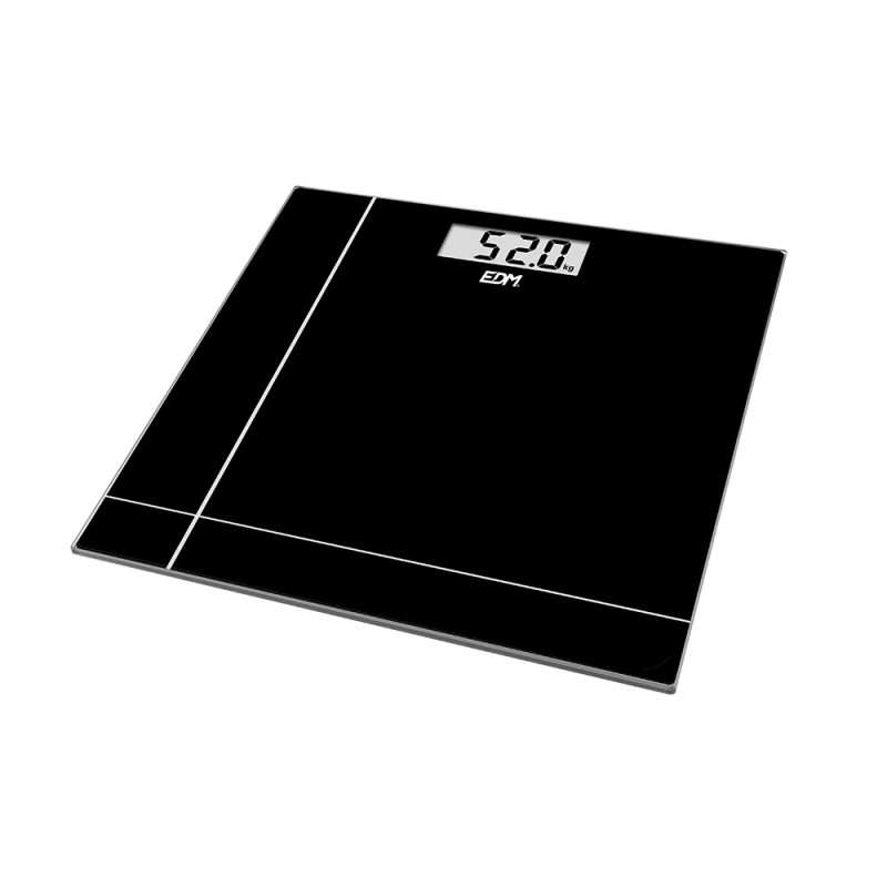 Bascula de baño digital negra, máximo 180 kg Bascula de baño digital negra, máximo 180 kg