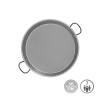 Paellera de acero pulido para induccion y vitroceramica ø36cm (7 personas)