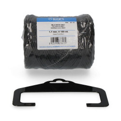 Hilo rafia 600/1 bobina 220g/120m negro edm