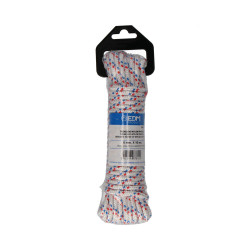 Madeja trenzado nylon 10m blanco pintas edm