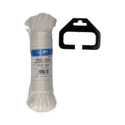 Madeja trenzado nylon 15m blanco granate edm