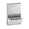 Zapatero modulable blanco 51 x 19 x 39 cm