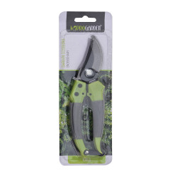 Tijeras de poda con mango verde/negro cuchilla de 185mm progarden