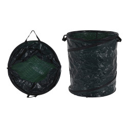 Saco de jardin con muelle ø45 x 55 cm color verde, 85 l