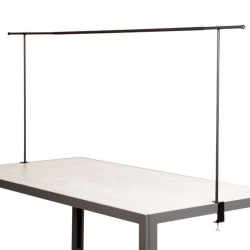 Soporte para mesa de exterior con 10 bombillas de led a pilas blanco cálido