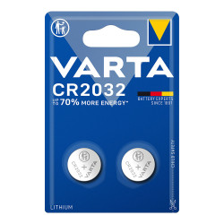 Micro pila de boton lithium cr2032 3v (blister 2 unid.) ø20,0x3,2mm