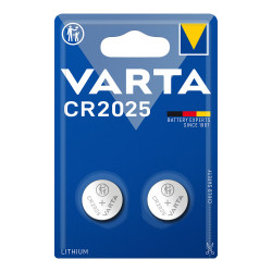 Micro pila de boton lithium cr2025 3v (blister 2 unid.) ø20,0x2,5mm