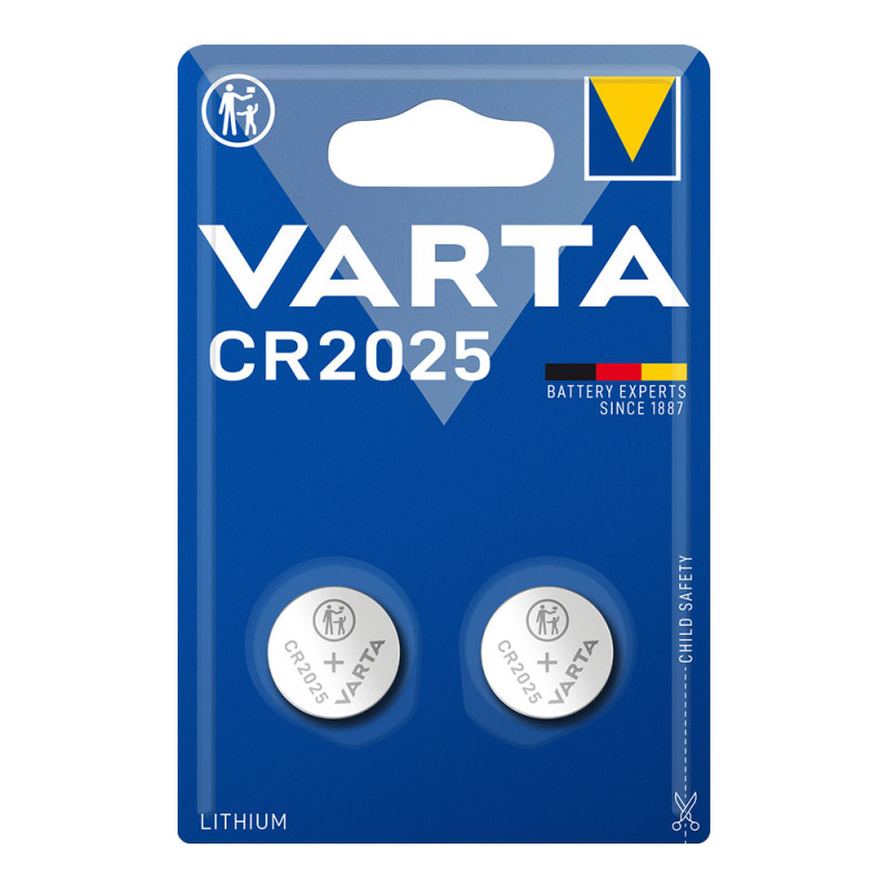 Micro pila de boton lithium cr2025 3v (blister 2 unid.) ø20,0x2,5mm Micro pila de boton lithium cr2025 3v (blister 2 unid.) ø20,0x2,5mm