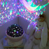 Luz nocturna decorativa led proyeccion estrellas