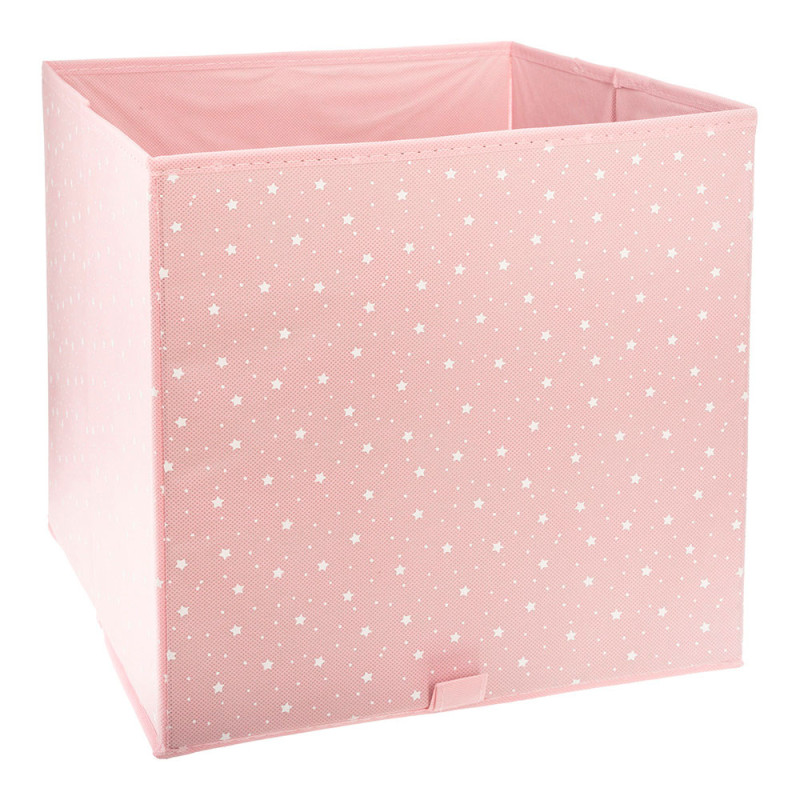 Cesta de ordenación infantil color rosa. medidas: 29x29x29cm Cesta de ordenación infantil color rosa. medidas: 29x29x29cm