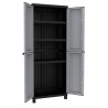 Armario twistblack2680, 3 baldas, 68 x 39 x 170 cm