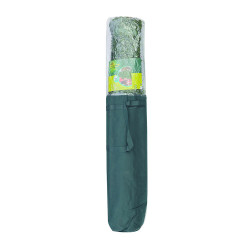 Seto artificial mixto. con laminas de pvc 1x3m color verde faura