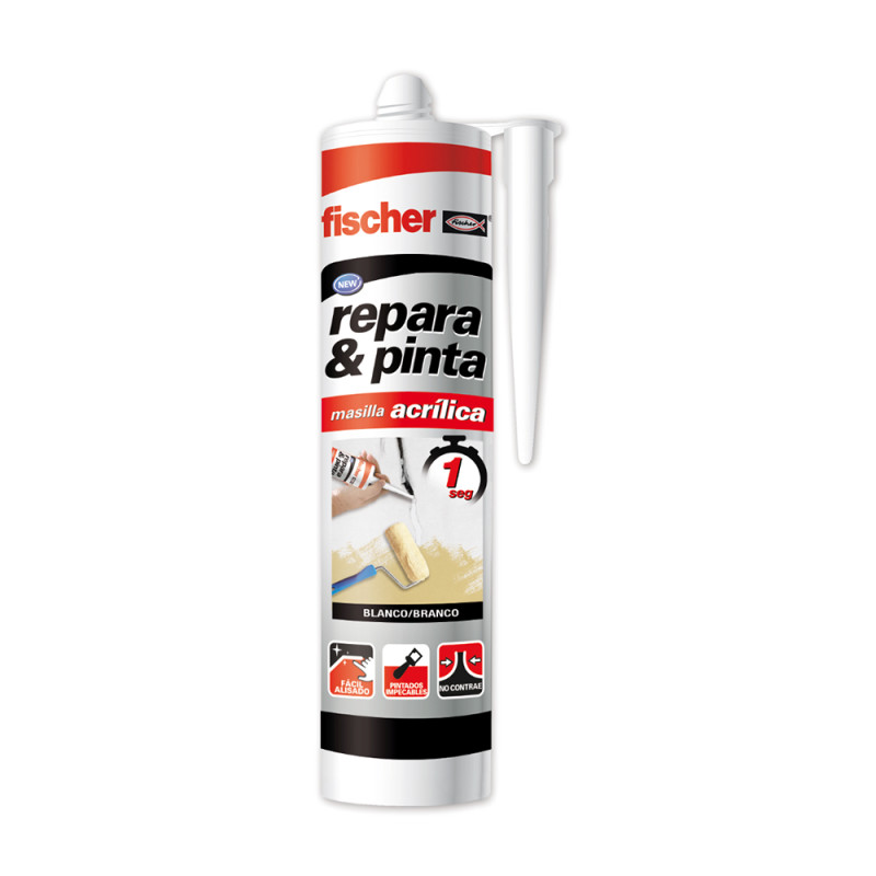 Masilla grietas repara y pinta 553930 fischer Masilla grietas repara y pinta 553930 fischer