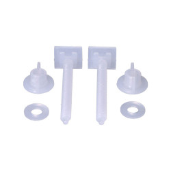Juego de tornillos para tapa wc 9 cm