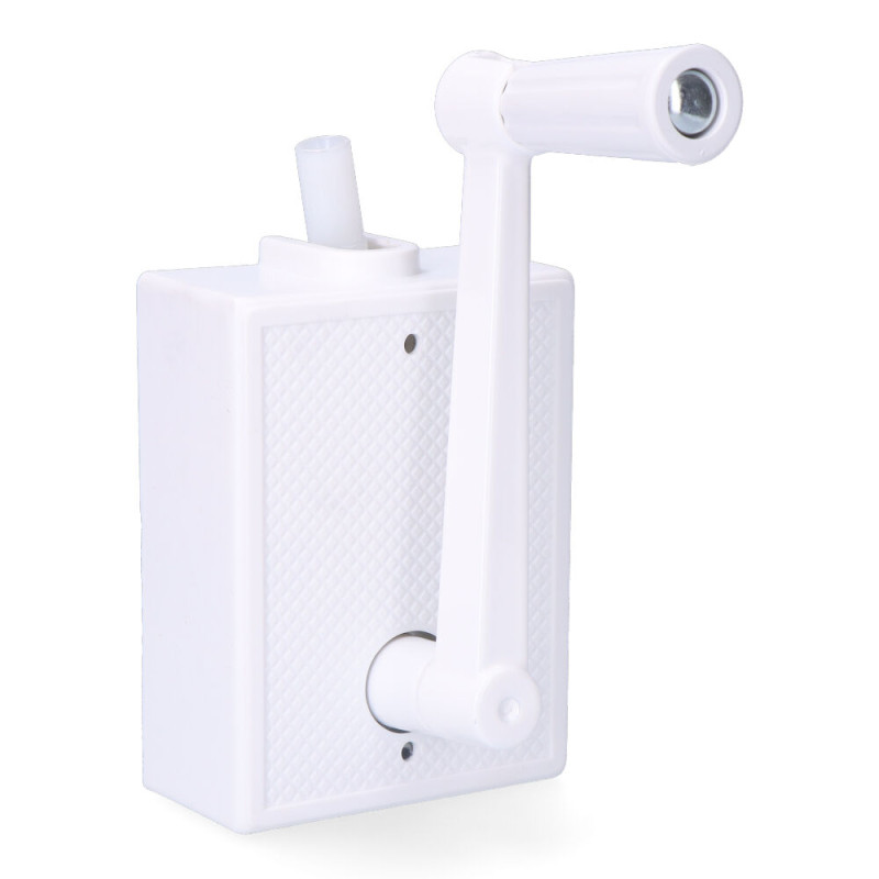 Torno persiana exterior 50 kg blanco con manivela Torno persiana exterior 50 kg blanco con manivela