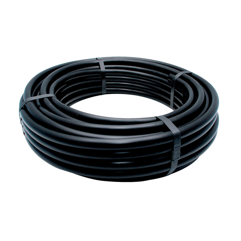 Rollo de 25m de tuberia de goteo color negro 16mm blue bird Rollo de 25m de tuberia de goteo color negro 16mm blue bird