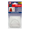 Colgador resistente al agua modelo cinta blanco 2190-2-000 (blister) inofix