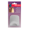 Colgador adhesivo arco cromo 2086-8-000 (blister) inofix