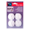 Colgador gancho adhesivo blanco 2179-2-000 (blister 4 unid.) inofix