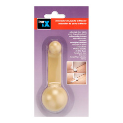 Tope retenedor giratorio adhesivo beige (blister) inofix