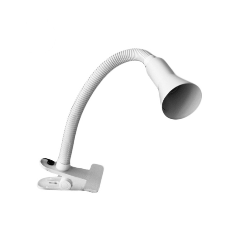 Flexo con pinza modelo tokyo e14 40w color blanco edm Flexo con pinza modelo tokyo e14 40w color blanco edm