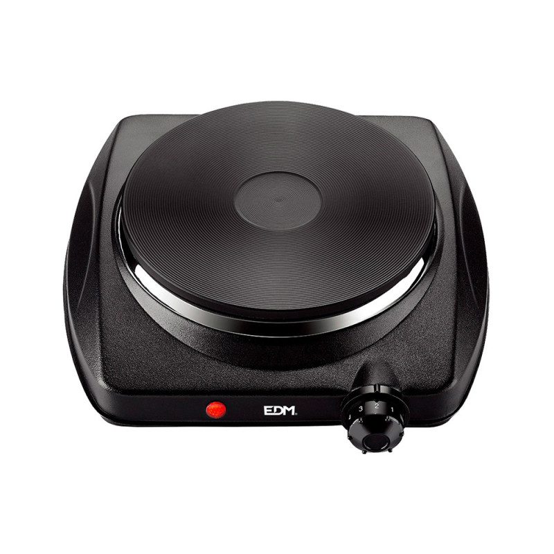 Cocina electrica negra 1400w 1 fuego ce/a13 edm Cocina electrica negra 1400w 1 fuego ce/a13 edm