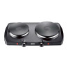 Cocina electrica negra 1400w 2 fuegos ce/a13 edm