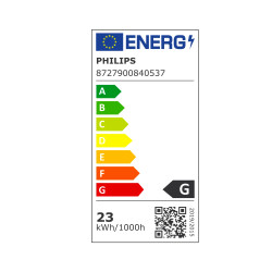 Tubo fluorescente circular 22w ø21cm trifosforo 6500k luz fria philips