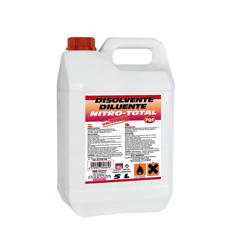Disolvente nitro total garrafa 5l pqs Disolvente nitro total garrafa 5l pqs