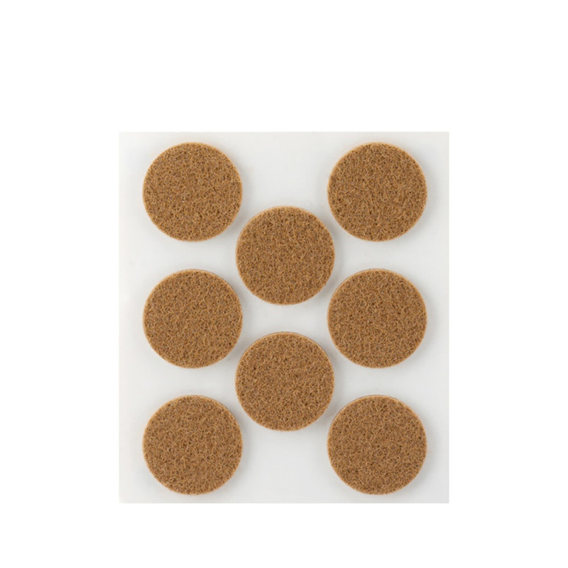 Pack 8 fieltros marron sinteticos adhesivos ø27mm plasfix inofix Pack 8 fieltros marron sinteticos adhesivos ø27mm plasfix inofix
