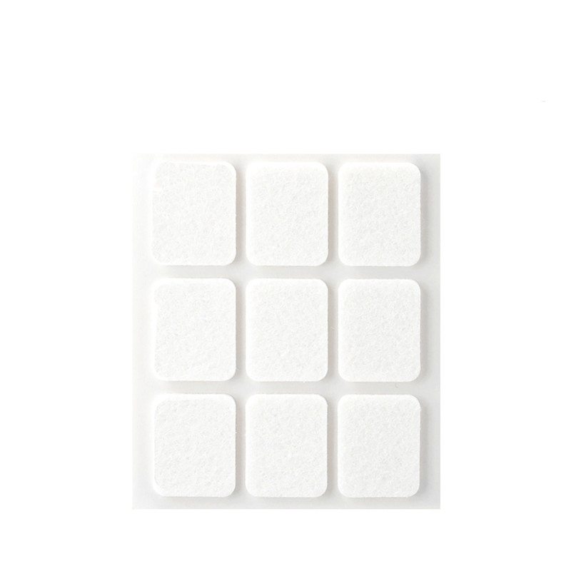 Pack 9 fieltros blanco sinteticos adhesivos 29x23mm plasfix inofix Pack 9 fieltros blanco sinteticos adhesivos 29x23mm plasfix inofix