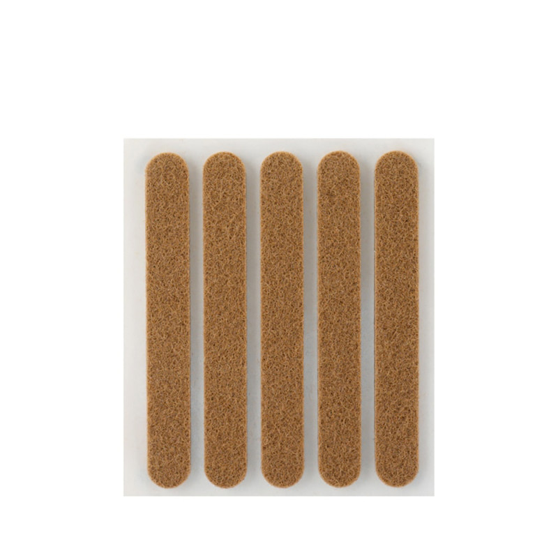 Pack 5 fieltros marron sinteticos adhesivos 95x12mm plasfix inofix Pack 5 fieltros marron sinteticos adhesivos 95x12mm plasfix inofix