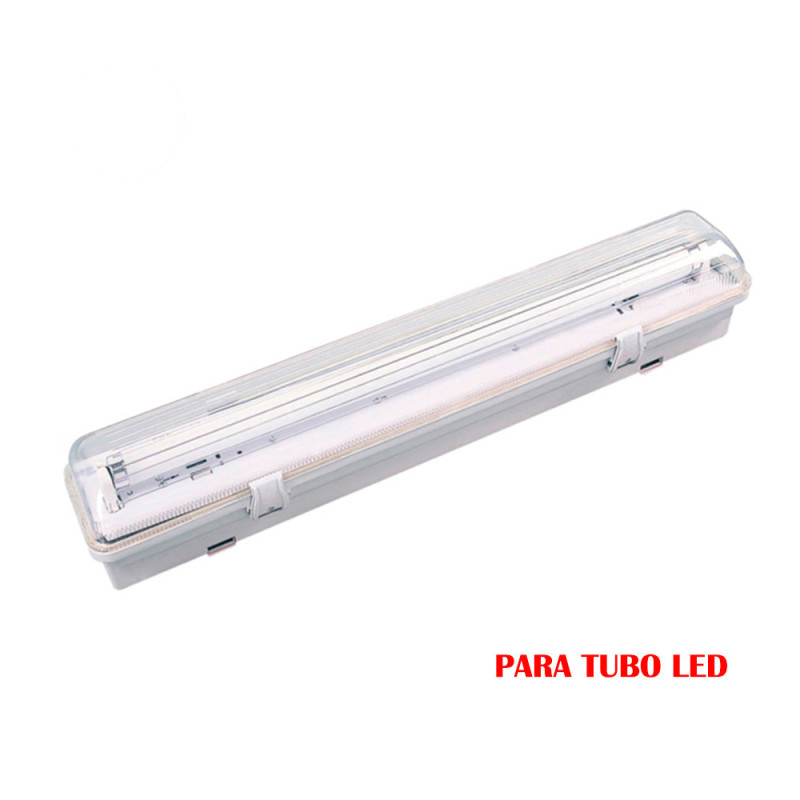 Pantalla fluorescente estanca para tubo de led 1x18w (eq. 36w) 220v 126cm ip65 edm Pantalla fluorescente estanca para tubo de led 1x18w (eq. 36w) 220v 126cm ip65 edm