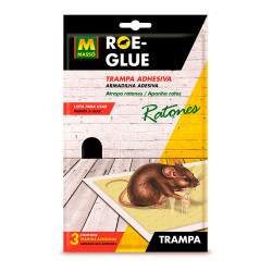 Trampa adhesiva ratones, 3 uds
