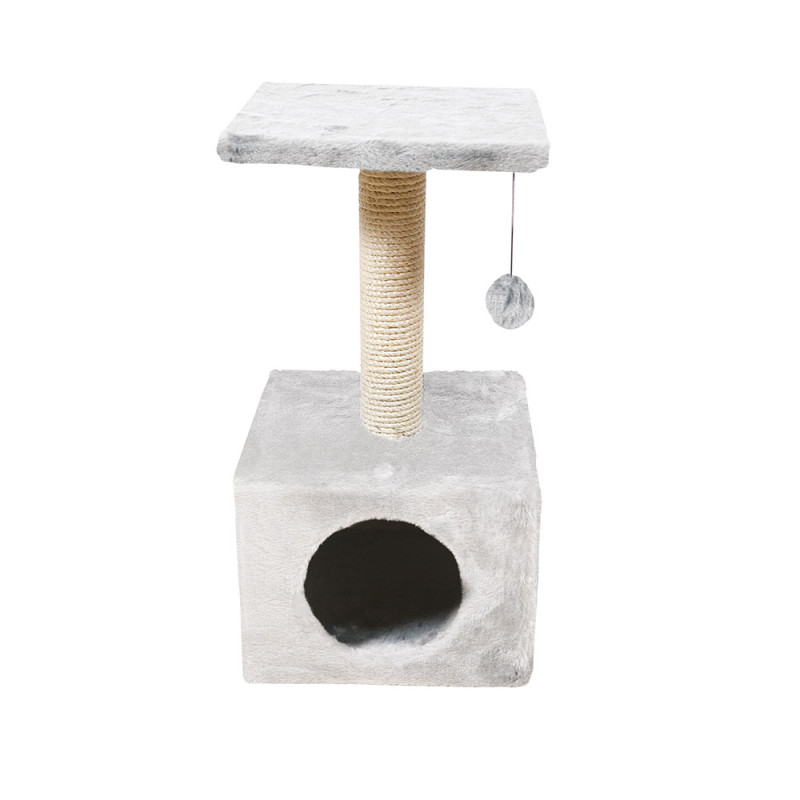 Rascador savanna town gris claro 60x30x30cm nayeco Rascador savanna town gris claro 60x30x30cm nayeco