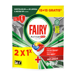 Fairy caps lavavajillas platinum plus 15+15