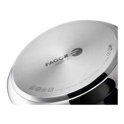 Olla clasica bombeada 4l inoxidable 18/10 fagor ø23,5x12cm