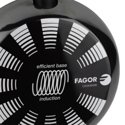 Sarten indutherm ø26cm negra acero aisi 430 fagor