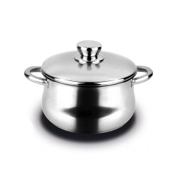 Olla inoxidable silverinox 6,8l + tapa acero inoxidable 18/10 fagor ø24x15cm